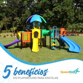 Cinco benefícios do playground para escolas