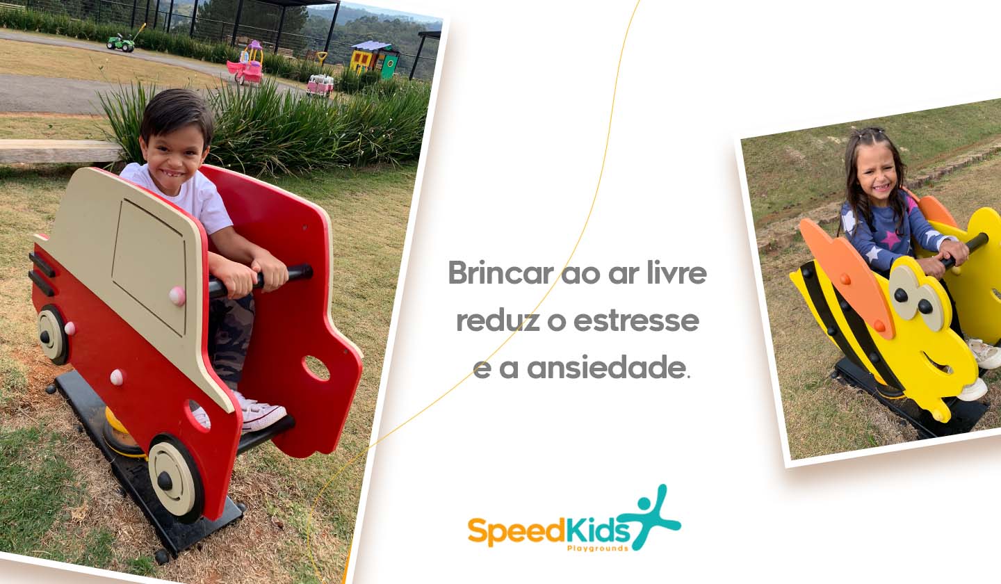 Brincar ao ar livre reduz o estresse e a ansiedade